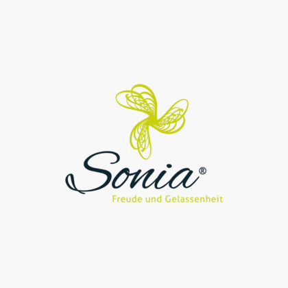 Natur Logo Freude Gelassenheit Spirituelles Logo Leichtes Logo Windrad Windmühle Natur Kraft Bewegung Insekten Flügel Frei Fertiges Logo kaufen LogoShop LogoAtelier.eu