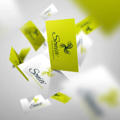 Natur Logo Freude Gelassenheit Spirituelles Logo Leichtes Logo Windrad Windmühle Natur Kraft Bewegung Insekten Flügel Frei Fertiges Logo kaufen LogoShop LogoAtelier.eu
