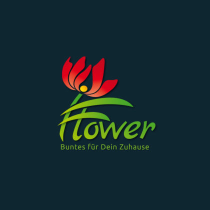 Pflanzen Logo kaufen Grünes Logo Blumen Dekoration Urlaub Florales Florist Südsee Blüte Schönheit Logo mit Blumen Vektor Logo kaufen Dekoration Elegantes Logo kauten LogoShop LogoAtelier.eu