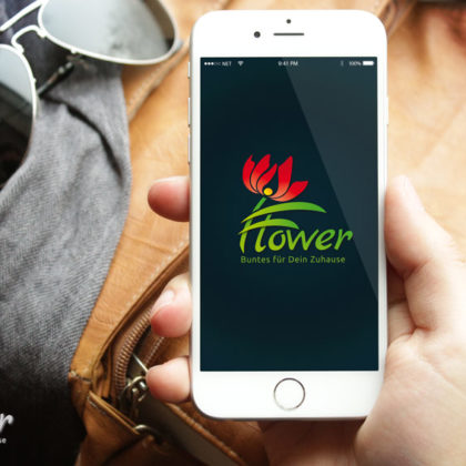 Pflanzen Logo kaufen Grünes Logo Blumen Dekoration Urlaub Florales Florist Südsee Blüte Schönheit Logo mit Blumen Vektor Logo kaufen Dekoration Elegantes Logo kauten LogoShop LogoAtelier.eu