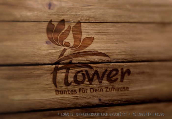 Pflanzen Logo kaufen Grünes Logo Blumen Dekoration Urlaub Florales Florist Südsee Blüte Schönheit Logo mit Blumen Vektor Logo kaufen Dekoration Elegantes Logo kauten LogoShop LogoAtelier.eu