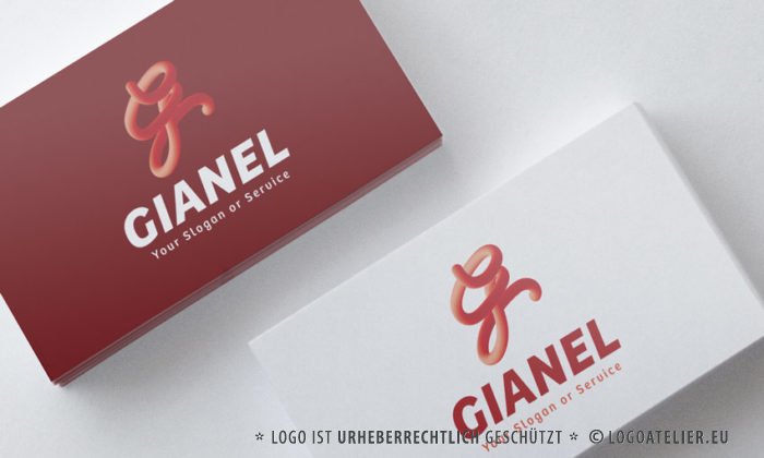 3D-Logo-Buchstaben-Logo-G-3D-Logo-Biegsam-Dynamisch-Rotes-Logo-Wurm-Verwickeln-Effektvolles-Logo-kaufen-LogoSho-LogoAtelier.eu