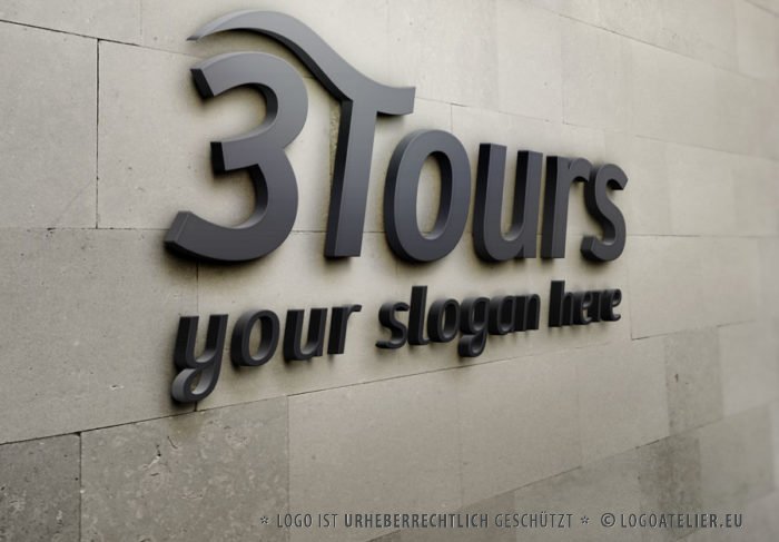 Buchstabe T Logo kaufen Geschwungen Urlaub Schwanz Wedeln Jung Bewegung Cooles Logo kaufen Firmenlogo LogoShop EXKLUSIVES Logo von LogoAtelier