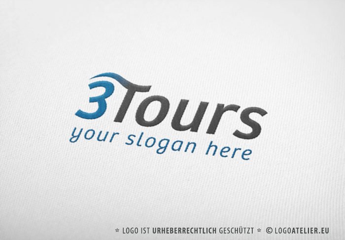 Buchstabe T Logo kaufen Geschwungen Urlaub Schwanz Wedeln Jung Bewegung Cooles Logo kaufen Firmenlogo LogoShop EXKLUSIVES Logo von LogoAtelier