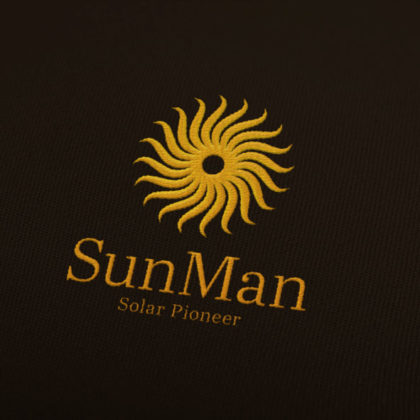 Exklusives Logo Sonne Solar Pionier Warm Energie Kraft Spirituelles Logo Schönes Logo kaufen Angenehmes Logo LogoShop LogoAtelier.eu