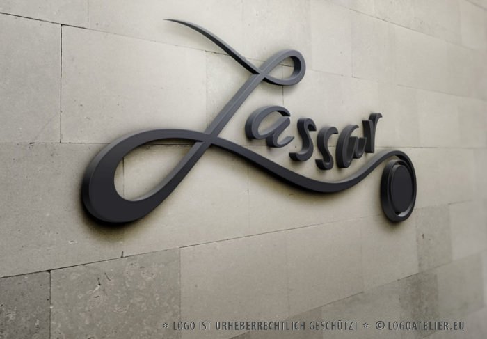 Logo Buchstabe L Sonne Orange Kreis Kugel Sonnenaufgang Sonnenuntergang Urlaub Geschwungen Fertiges Logo kaufen LogoShop LogoAtelier.eu