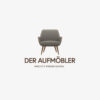 Logo Möbel-restaurieren aufmöbeln Sessel Couch Sofa Handgemachtes Handwerker Holz Schreiner Tischler Sessel Sitzen Werkstatt Wohnen 3D Logo Edeles Logo kaufen LogoShop LogoAtelier