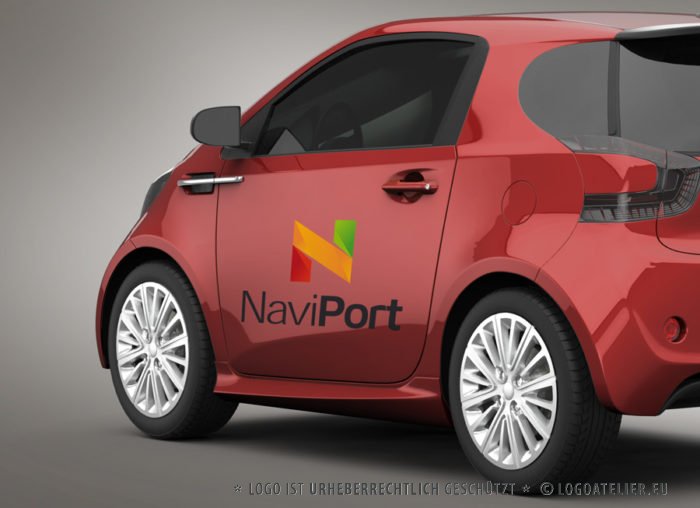 Buchstaben Logo N Buntes Logo kreatives Logo Simples Logo kaufen LogoShop LogoAtelier.eu