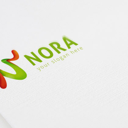 Logo Buchstabe N 3D Logo Kurven Blumig Bauchig Exklusives Logo kaufen LogoShop LogoAtelier.eu