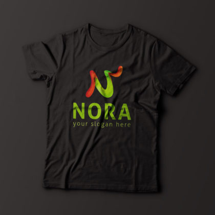 Logo Buchstabe N 3D Logo Kurven Blumig Bauchig Exklusives Logo kaufen LogoShop LogoAtelier.eu