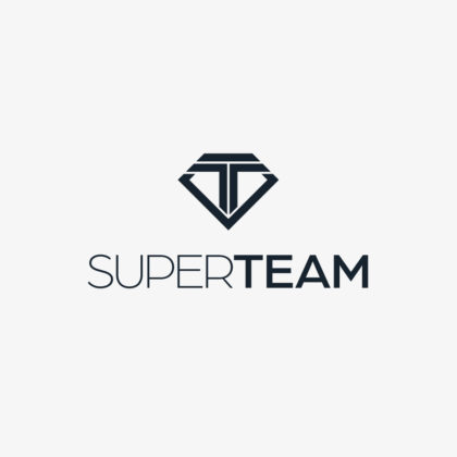 Logo Buchstabe T Superman Superteam Fertiges Logo kaufen Initialen Logo Exklusives Logo kaufen LogoShop LogoAtelier.eu