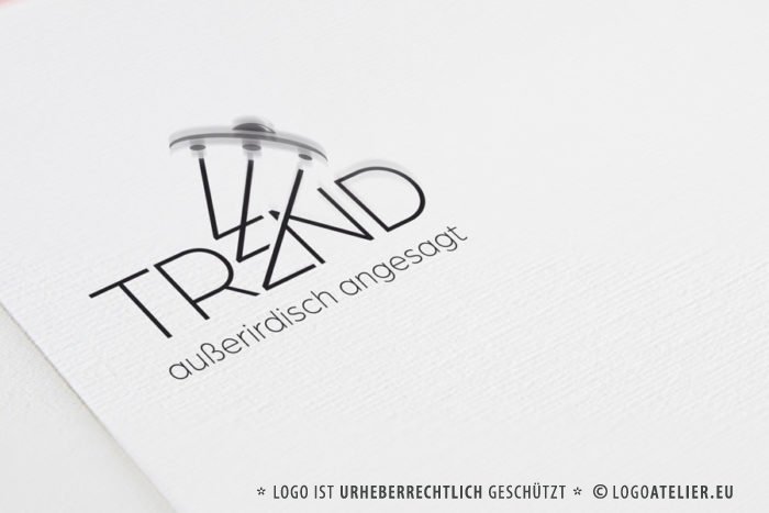 Logo Buchstabe E Raumschiff Logo Event Eventagentur Trend Trendig Außeriridsch Alien Bewegung Schnell Andersartig Angesagt Neu Frei Fertiges Logo kaufen LogoShop LogoAtelier.eu
