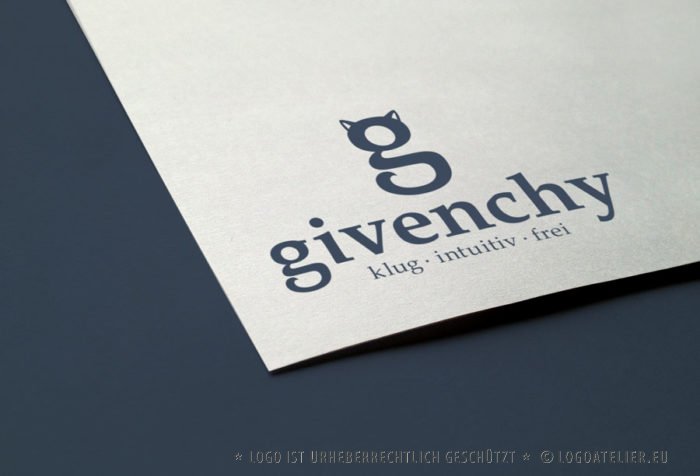 Logo Buchstabe g Katze Klug Intuitiv Frei Intuition Tiere Katzen Hunde Sanft Schlau Genial Schurren Schnurrer Fell Ohren Schwanz Fertiges Logo kaufen LogoShop LogoAtelier.eu