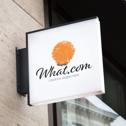 Flauschiges Logo Spitzes Logo Virus Bakterien Flauschig Spitz Rund Ball Interessant Orange Weich Schaffell Stern Soft Lustig What Leicht Schaf Fertiges Logo kaufen LogoShop LogoAtelier.eu
