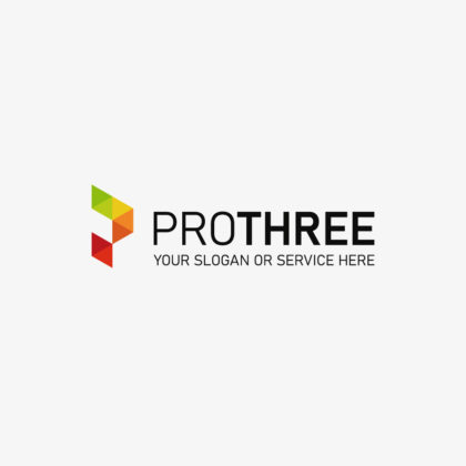 Logo Buchstabe P Kacheln Bunt Geometrie Technik Technologie Entwicklung Dreieck Kontstruktion Fertiges Logo kaufen LogoShop LogoAtelier,eu
