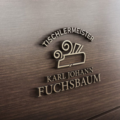 Logo Tischler Holz Handwerk Natur Tradition Fertiges Logo kaufen LogoShop LogoAtelier.eu