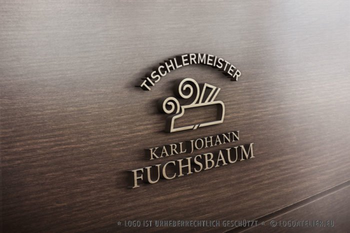Logo Tischler Holz Handwerk Natur Tradition Fertiges Logo kaufen LogoShop LogoAtelier.eu
