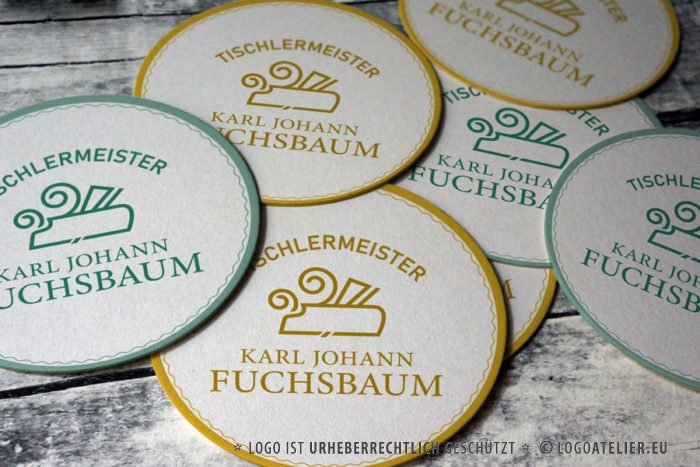 Logo Tischler Holz Handwerk Natur Tradition Fertiges Logo kaufen LogoShop LogoAtelier.eu