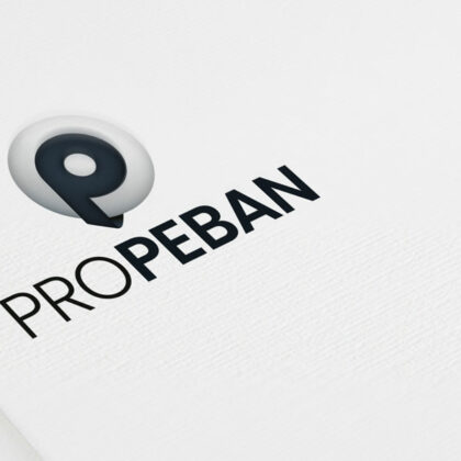3D Logo Buchstabe P 3D Logo und 2D Logo Technisch Dunkelblau Blau Buchstabenlogo Fertiges Logo kaufen Logoshop LogoAtelier.eu