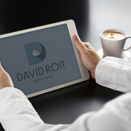 Logo Buchstabe D Logo Buchstabe R Simples Logo Papierfabrik Rolle Exakte Form Fertiges Logo kaufen LogoShop LogoAtelier.eu