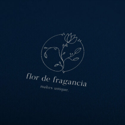 Logo Duftblume Duft Blume Pflanzen Parfum Spirituell Wachstum Natürlich Sinnlich Schlängeln Einzigartig Unique Blumen Blüte Einzigartiges Logo kaufen LogoShop LogoAtelier.eu
