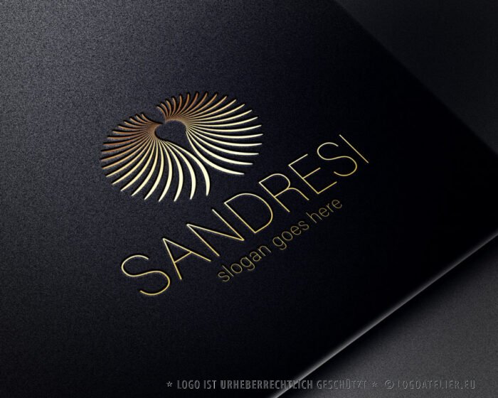 Erhabenes Logo kaufen Logo Fliegen Adler Beruhigend Bewusstsein Zwilling Spiegelung Kraft Heilung Ruhe Wachstum Wurzel Harmonie Fertiges Logo kaufen LogoShop LogoAtelier.eu