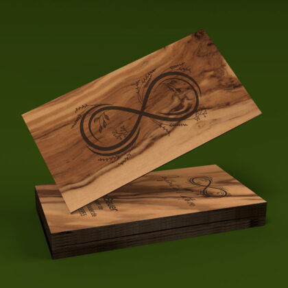 Logo Infinity Nature Unendlichkeit Natur Organisch Pflanzen Natürlich Biologisch Gräser Getreide Wachsen Garten Gärtnerei Ländlich Umweltfreundlich Fertiges Logo kaufen LogoShop LogoAtelier.eu