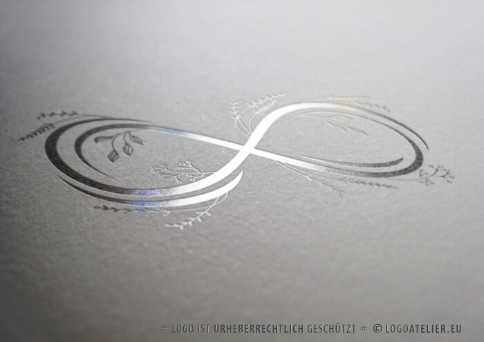 Logo Infinity Nature Unendlichkeit Natur Organisch Pflanzen Natürlich Biologisch Gräser Getreide Wachsen Garten Gärtnerei Ländlich Umweltfreundlich Fertiges Logo kaufen LogoShop LogoAtelier.eu