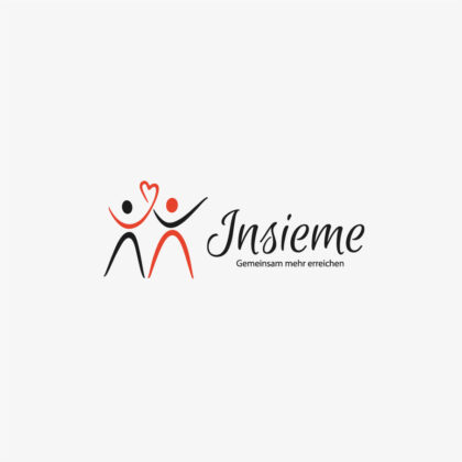 Logo Menschen Liebe Gemeinsam Exklusives Logo kaufen LogoShop Jedes Logo wird nur einmal verkauft LogoAtelier.eu