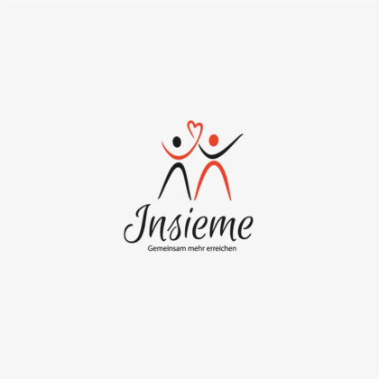 Logo Menschen Liebe Gemeinsam Exklusives Logo kaufen LogoShop Jedes Logo wird nur einmal verkauft LogoAtelier.eu