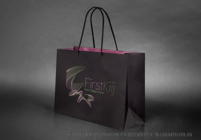 Abstraktes leichtes Logo kaufen Fliegen Geist Bewegen Kraft Welle Kurven Linien Fluss Energie Schwingung Fliegen Quelle Edles Logo kaufen Exklusives Logo vom Profi aber günstig LogoShop LogoAtelier.eu