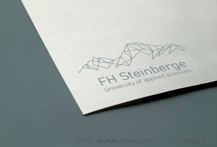 Logo Digitalisierung Fachhochschule Lofer Steinberge Berge Landschaft Technik Nachhaltig Österreich Digital Natur Hochschule Fertiges Logo kaufen Logoshop LogoAtelier.eu