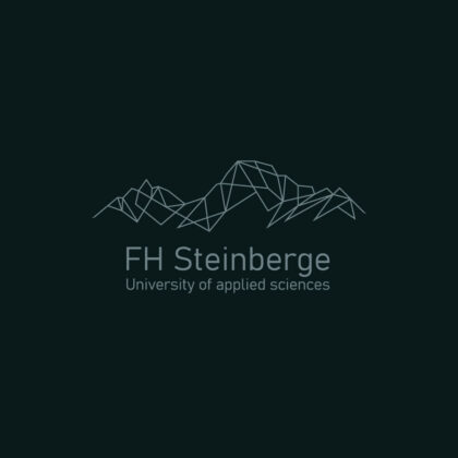 Logo Digitalisierung Fachhochschule Lofer Steinberge Berge Landschaft Technik Nachhaltig Österreich Digital Natur Hochschule Fertiges Logo kaufen Logoshop LogoAtelier.eu