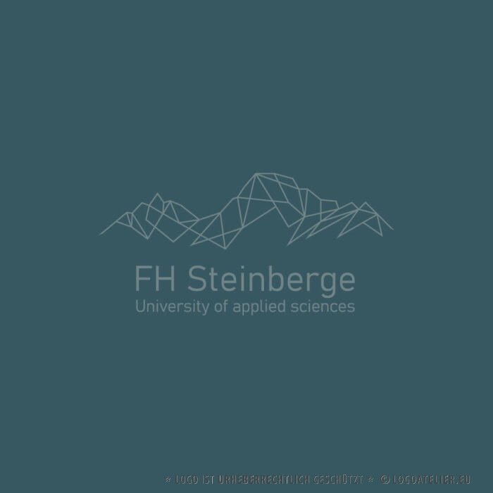 Logo Digitalisierung Fachhochschule Lofer Steinberge Berge Landschaft Technik Nachhaltig Österreich Digital Natur Hochschule Fertiges Logo kaufen Logoshop LogoAtelier.eu
