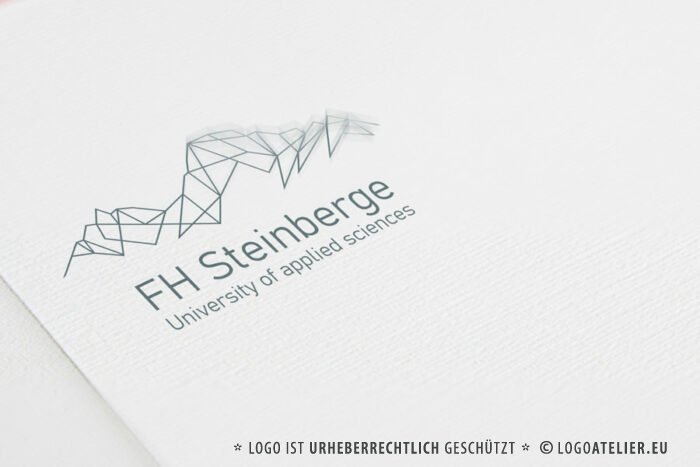 Logo Digitalisierung Fachhochschule Lofer Steinberge Berge Landschaft Technik Nachhaltig Österreich Digital Natur Hochschule Fertiges Logo kaufen Logoshop LogoAtelier.eu