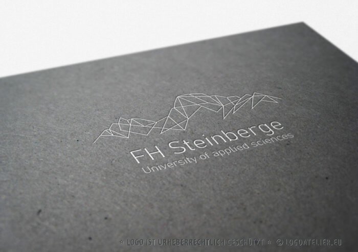 Logo Digitalisierung Fachhochschule Lofer Steinberge Berge Landschaft Technik Nachhaltig Österreich Digital Natur Hochschule Fertiges Logo kaufen Logoshop LogoAtelier.eu