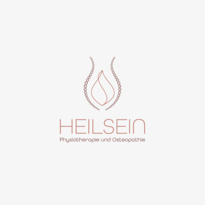 Logo Physiotherapie Osteopathie Praxis Sportphysiotherapie Training Bewegung Arzt Medizin Gesundhiet Bewegung Schmerztherapie Fertiges Logo kaufen LogoShop LogoAtelier.eu