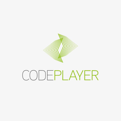 Logo Software Entwicklung Programmieren Engineering Software Entwickler Programme Code App EDV spitze Klammer Digitalisierung Virtuelles Codeplayer Schlichtes Logo kaufen LogoShop LogoAtelier.eu