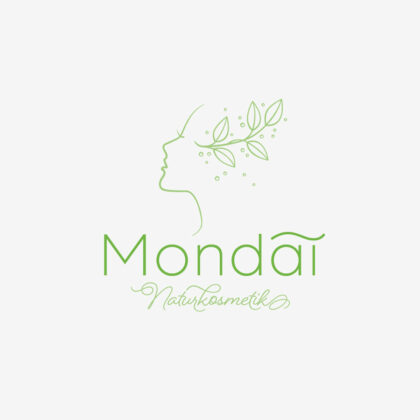 Logo Beauty Wellness Spa Entspannen Entspannung Wohlfühlen Erholung Urlaub Gesicht Frau Wasser Kosmetik Pflege Zart Fein Kosmetik Fertiges Logo kaufen LogoShop LogoAtelier