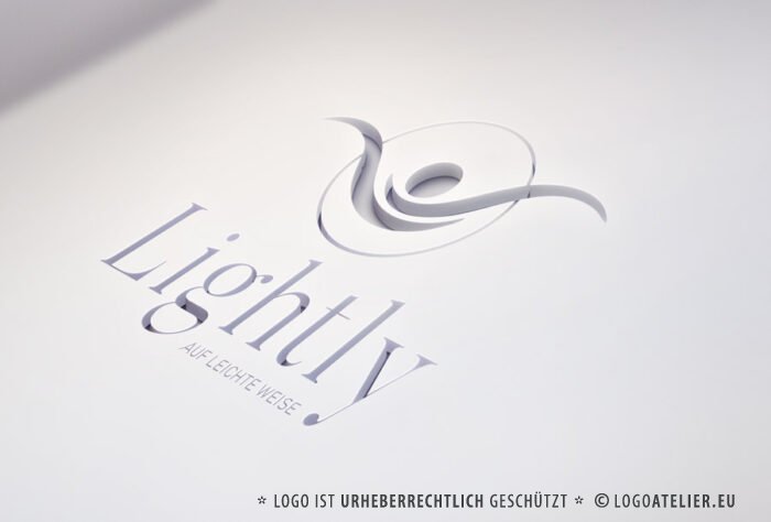 Logo Leicht Fliegen Meer Menschen Spirituelles Logo kaufen Menschen Esoterik Günstiges Logo kaufen Schwimmen Verständnis Exklusives Logo kaufen LogoShop LogoAtelier.eu