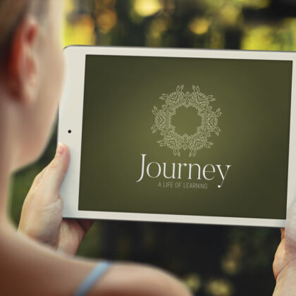 Life of Learning Logo kaufen Journey Reise Lebensreise Esoterik Spirituell Blüte Faszinierende Logos kaufen LogoShop Logoatelier.eu