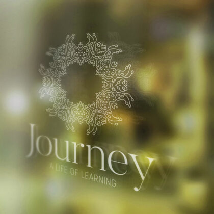 Life of Learning Logo kaufen Journey Reise Lebensreise Esoterik Spirituell Blüte Faszinierende Logos kaufen LogoShop Logoatelier.eu