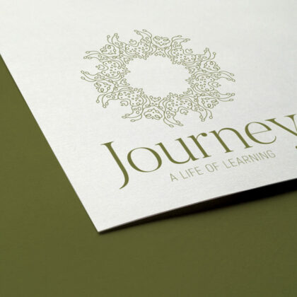 Life of Learning Logo kaufen Journey Reise Lebensreise Esoterik Spirituell Blüte Faszinierende Logos kaufen LogoShop Logoatelier.eu