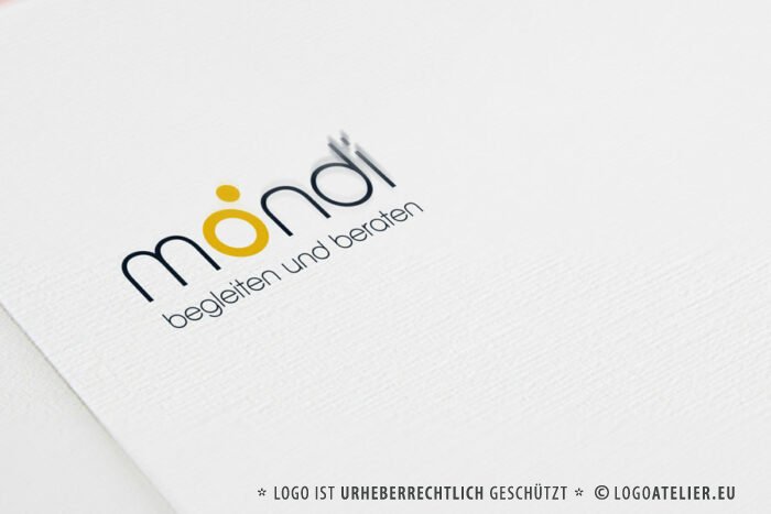 Logo Influencer Begleiten Helfen Beraten Mond Begleiter Satellit Gestirn Himmelskörper Businesscoach Einfluss nehmen Influence Buchstabe O Elegantes Logo kaufen LogoShop LogoAtelier.eu