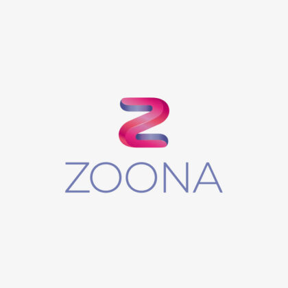 Logo 3D Buchstabe N oder Z Weibliches Logo überraschender Look strahlende Farben Kräftiges Logo kaufen LogoShop LogoAtelier.eu