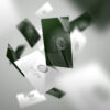 Logo edle Form Leistung Design Performance Undendlich Verdreht Linien Abstrakt Konzentrisch Welle Kurven Fliegen Verformen Fertiges Logo kaufen LogoShop LogoAtelier.eu