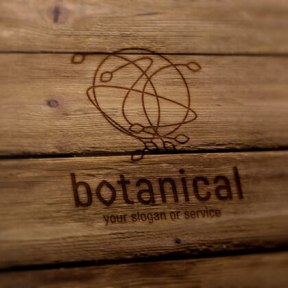 Logo Botanik Natur Gesamt Vollkommen Wirbel Zauber Weltkugel Erde Pflanzen Natürliches FirmenLogo kaufen LogoShop LogoAtelier.eu