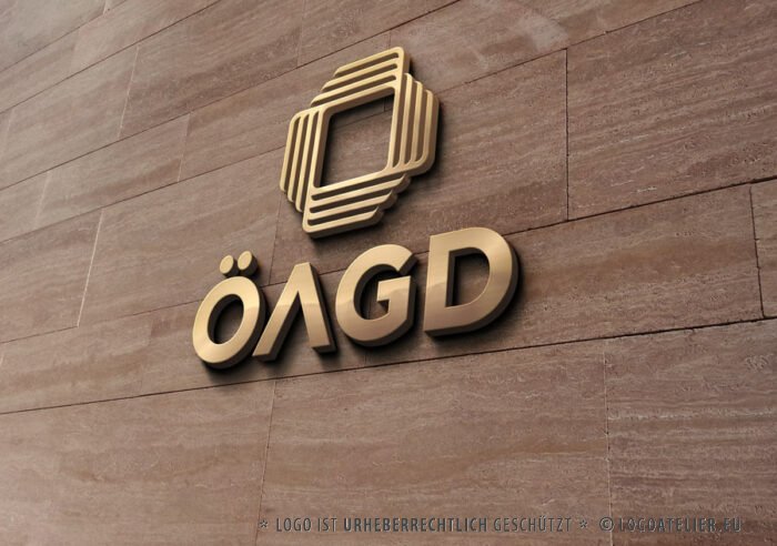 Logo Eckiger Kreis Verschlungene Form Buchstabe O Geometrie Letter Logo Geometrisch Einfaches Logo kaufen LogoShop LogoAtelier.eu