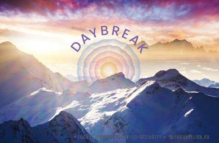 Spirituelles Logo Aufbruch Sonne Strahlen Wärme Veränderung Sonnenaufgang Tagesanbruch Ruhe Heilpraxis Heilpraktikerin Heilung Physiotherapie Spirituelles Firmenlogo kaufen LogoShop LogoAtelier.eu