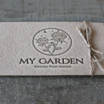 Rose Logo Blumen Natur Garten Schönheit Sterne Zauber Mond Weiblich Sinnlich Spirituell Rosen Fertiges Logo kaufen Logoshop LogoAtelier.eu